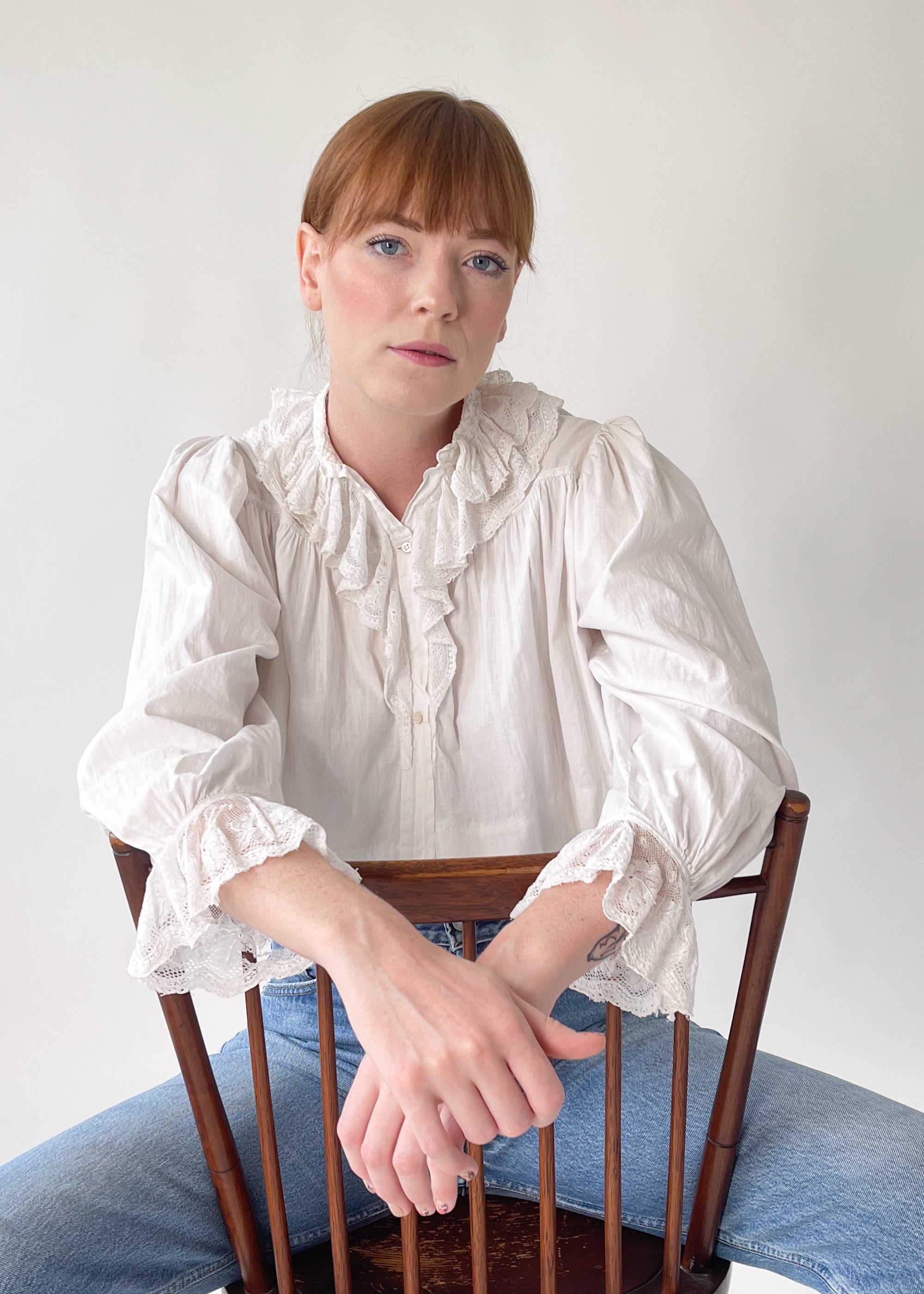 Antique Edwardian Cropped Blouse
