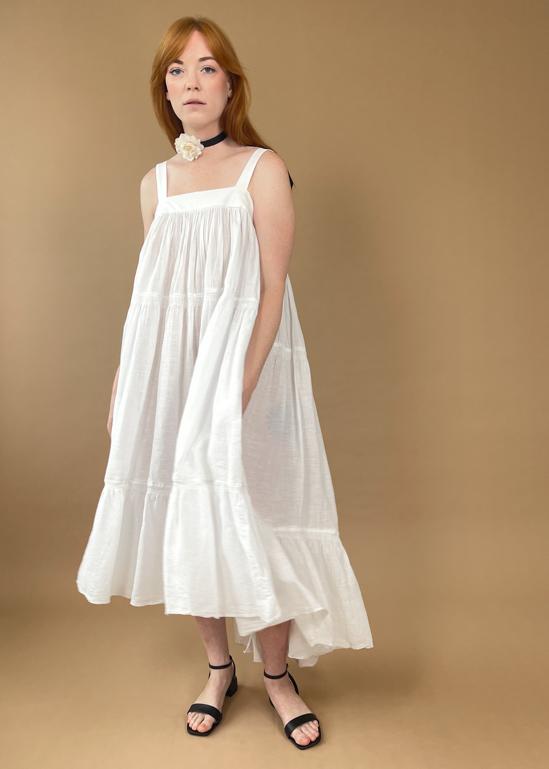 Vintage REworked Antique Cotton Summer Dress