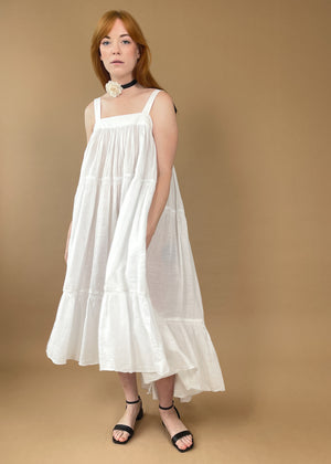 Vintage REworked Antique Cotton Summer Dress