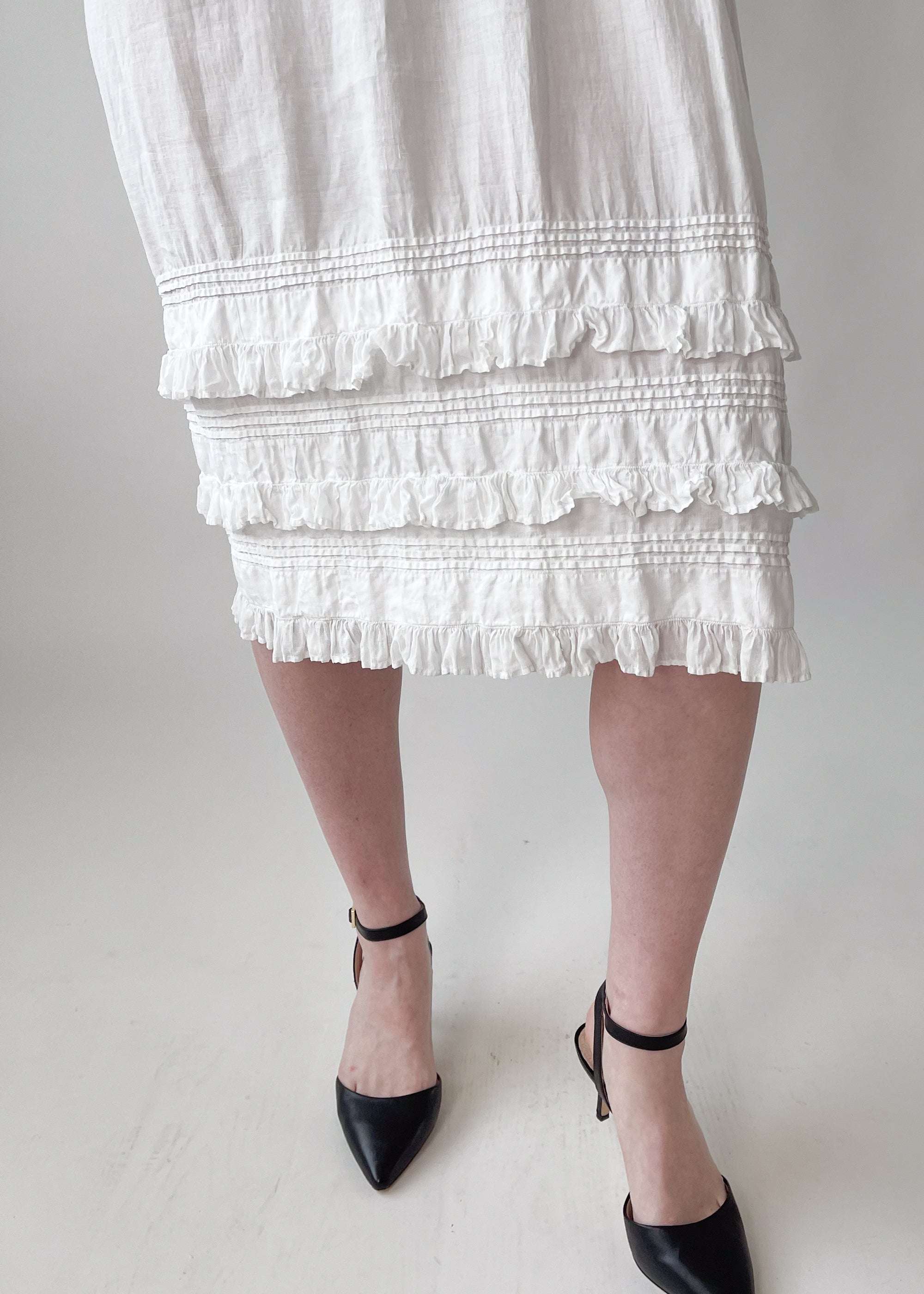 Antique Cotton and Lace Dress