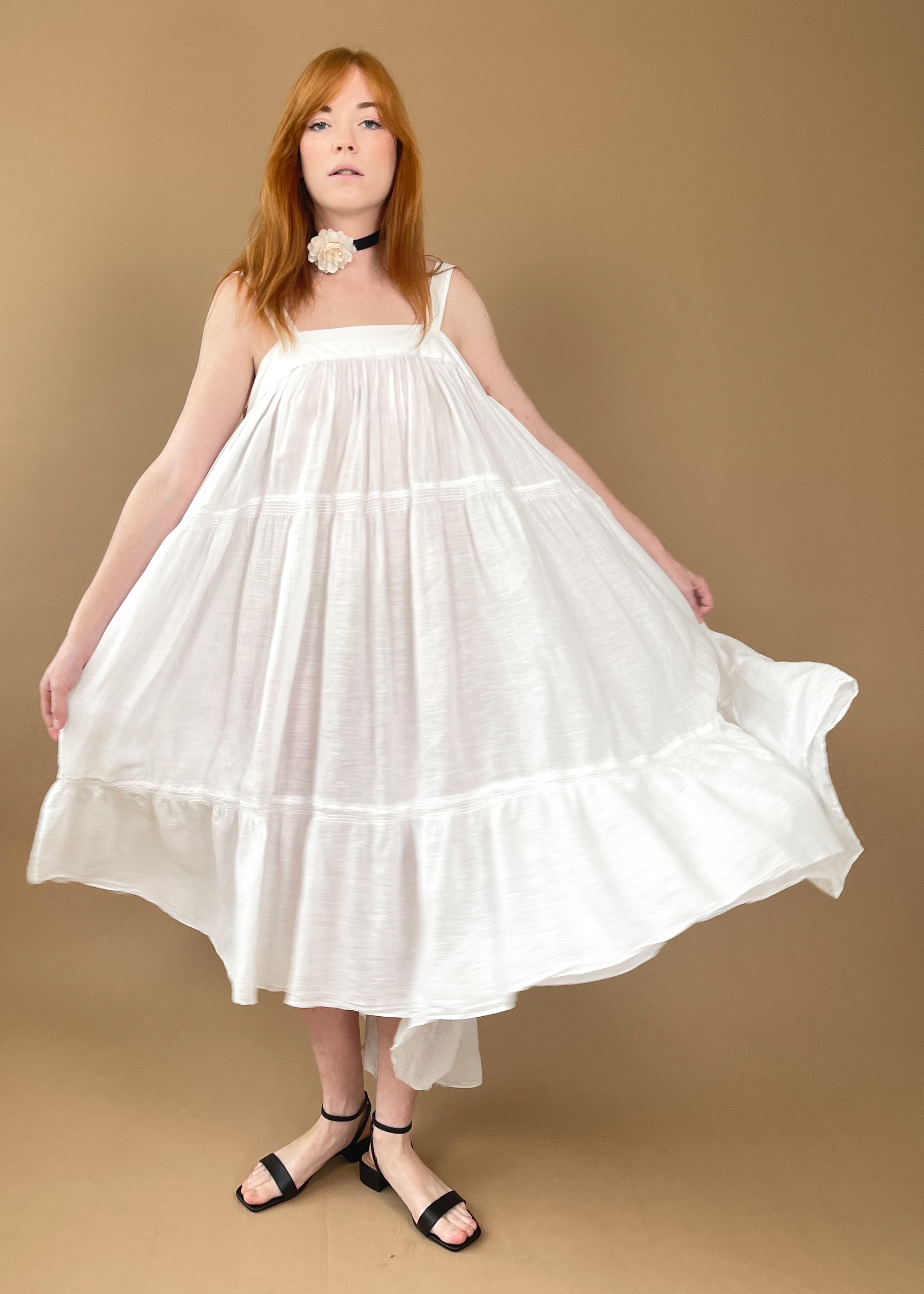 Vintage REworked Antique Cotton Summer Dress