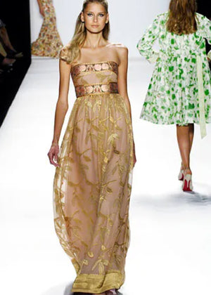 Bill Blass Strapless Dress 2006 Runway