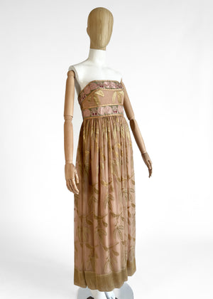 Bill Blass Strapless Dress 2006 Runway