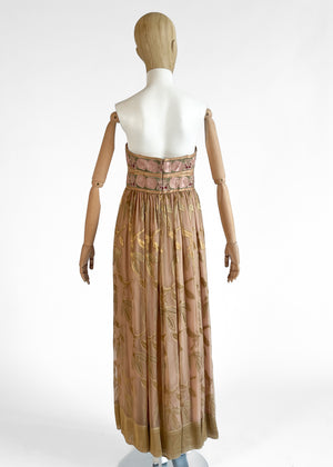 Bill Blass Strapless Dress 2006 Runway