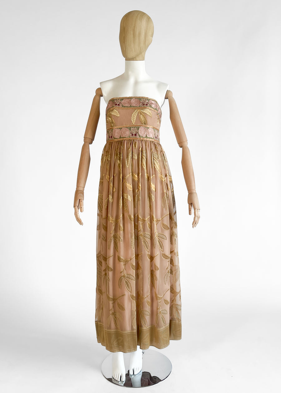 Bill Blass Strapless Dress 2006 Runway