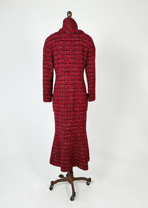 Vintage Chanel Tweed Coat F/W 2001