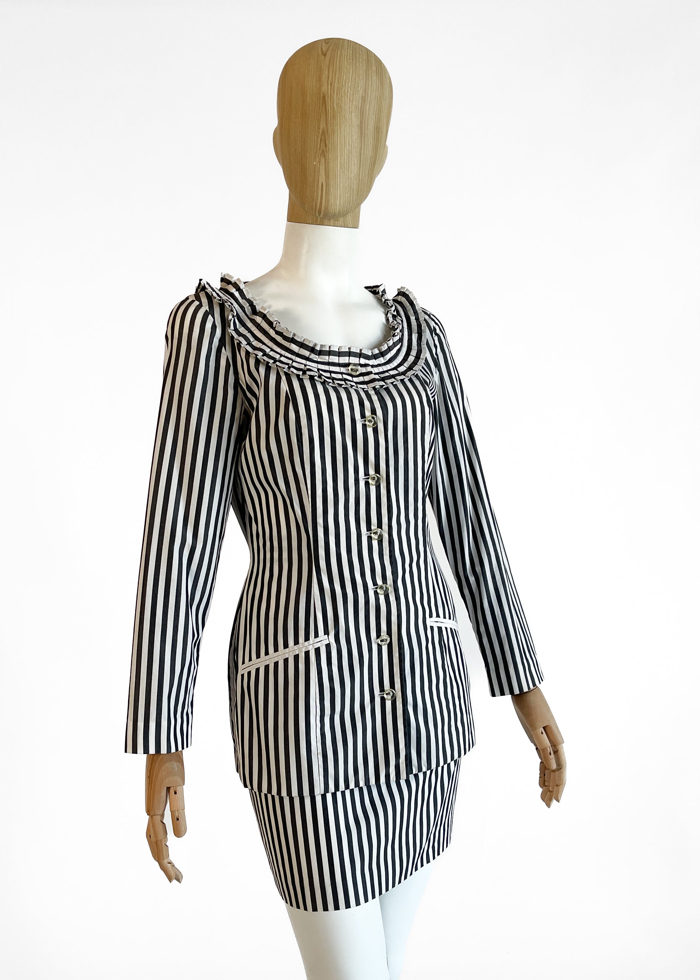 Chantal Thomass Striped Suit Spring 1992