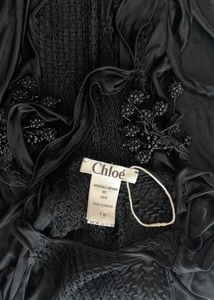 Chloé Black Dress 2004 Phoebe Philo