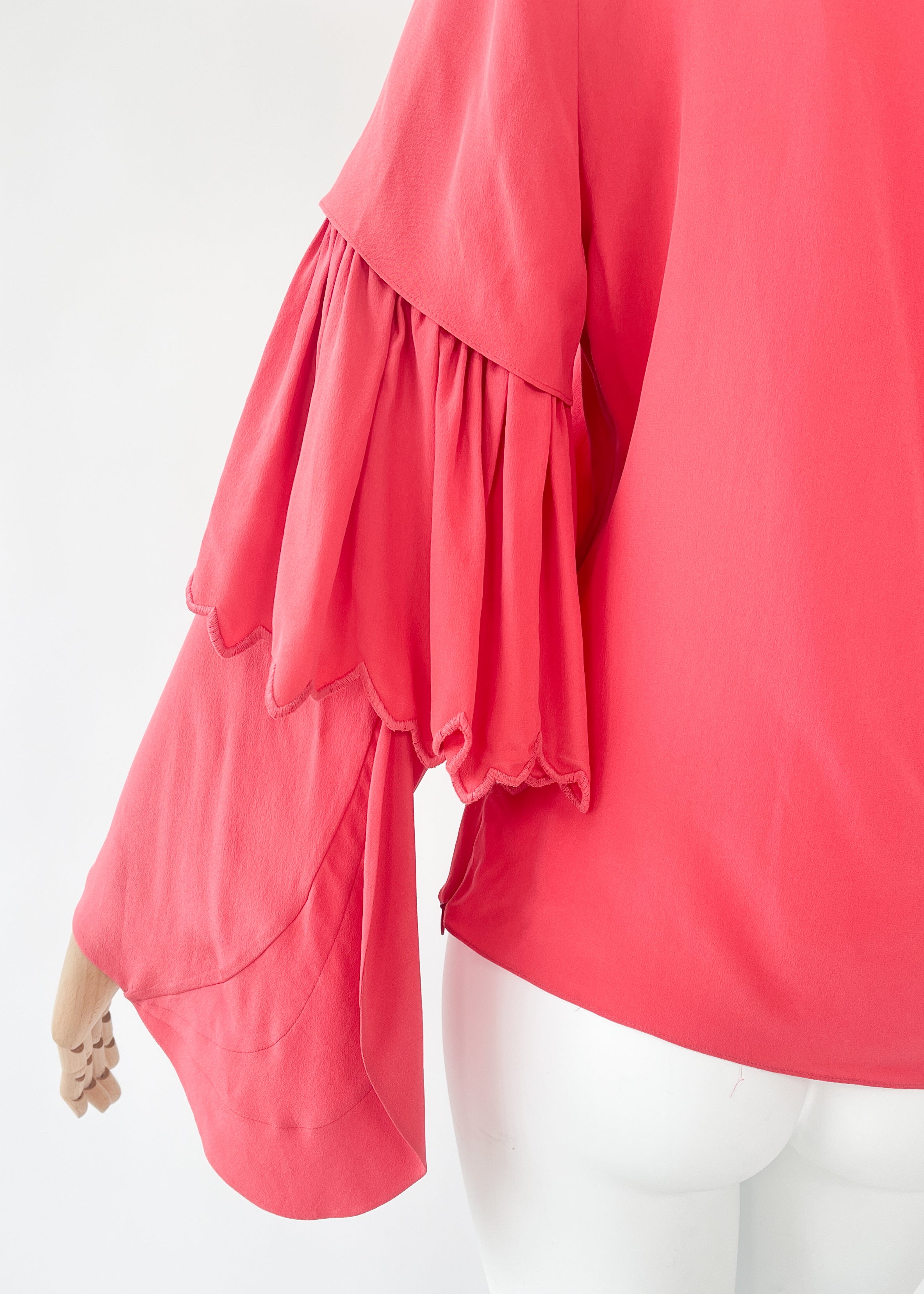 Vintage Chloé Pheobe Philo Silk One Shoulder Top Spring 2002