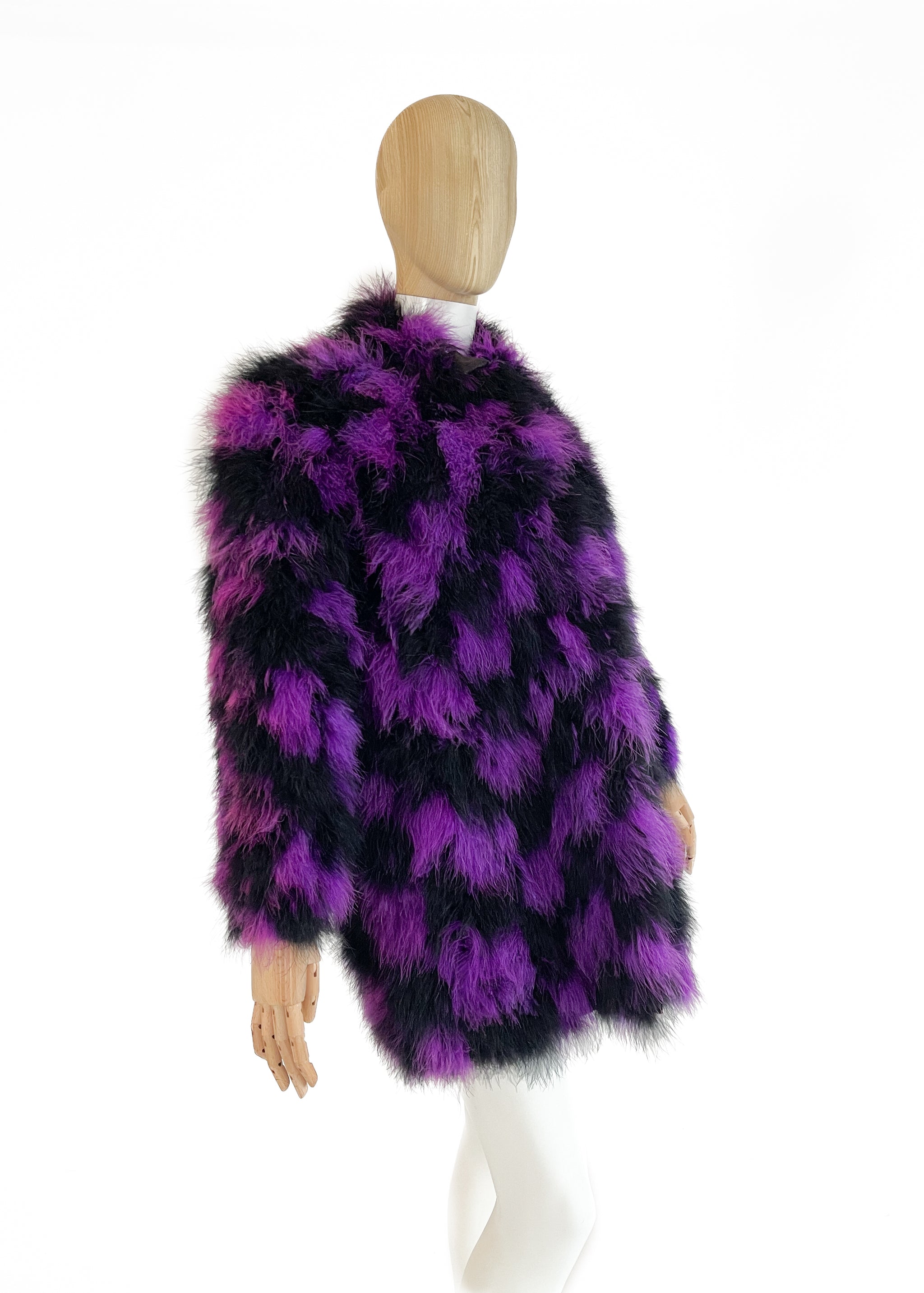Vintage Christian Dior Feather Coat