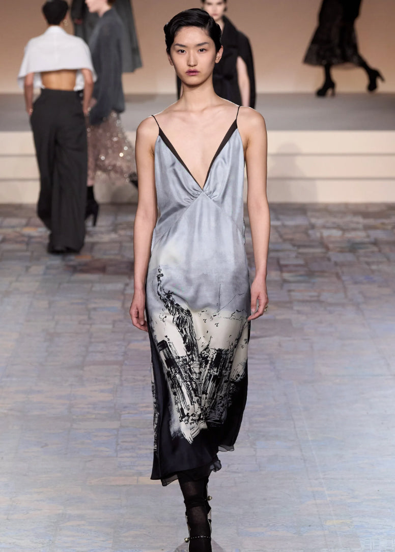 Christian Dior Velvet Slip Dress Pre-Fall 2024