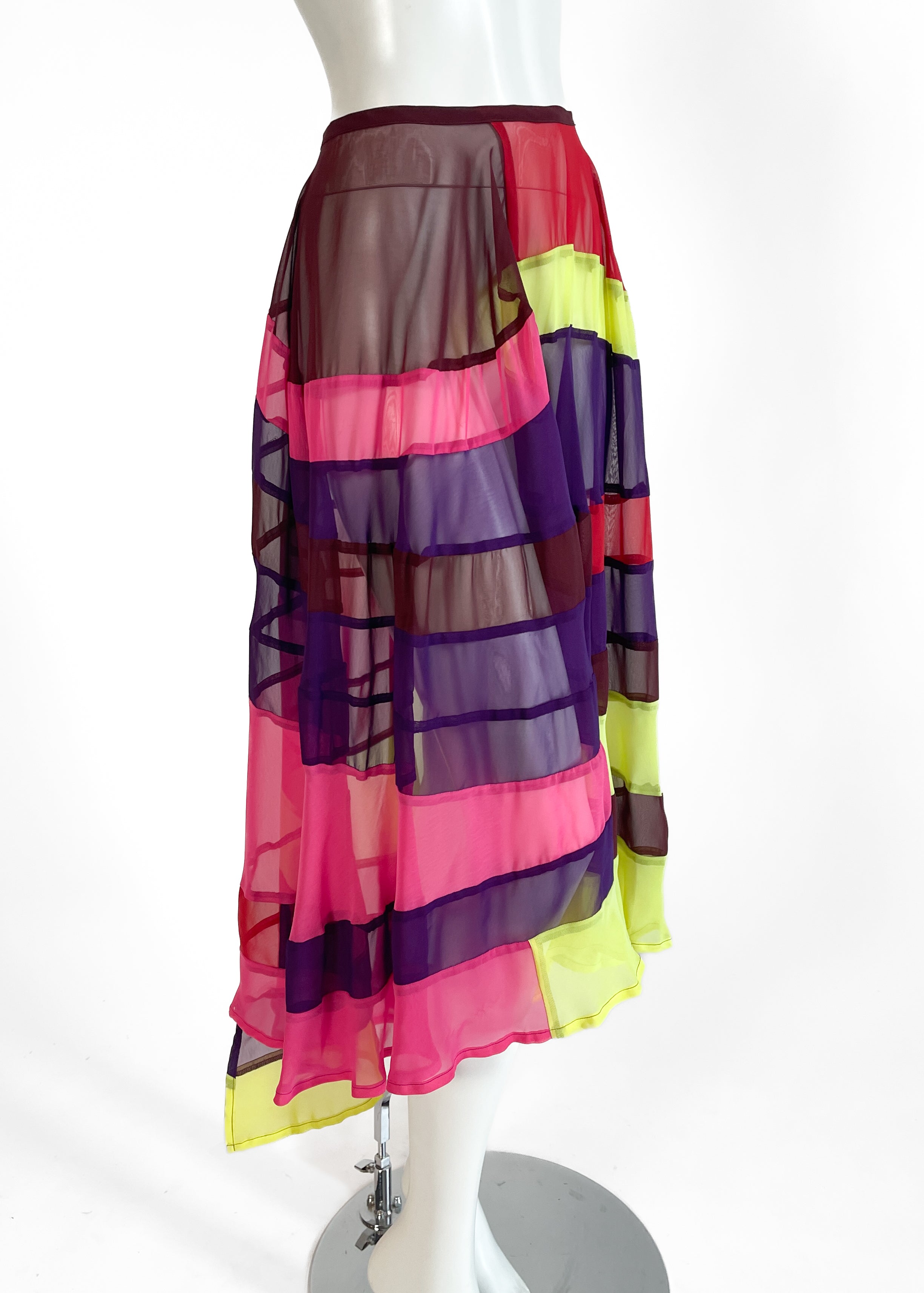 Comme des Garçons Spring 1996 Colorful Skirt