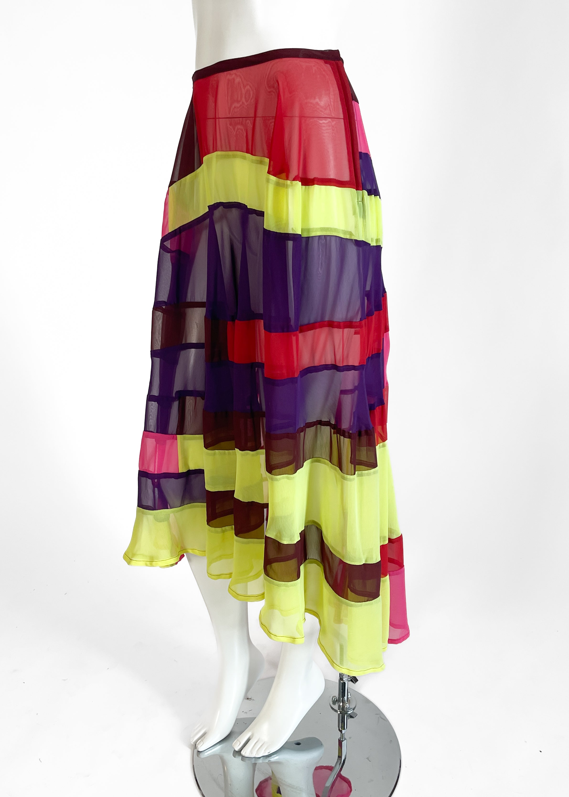 Comme des Garçons Spring 1996 Colorful Skirt