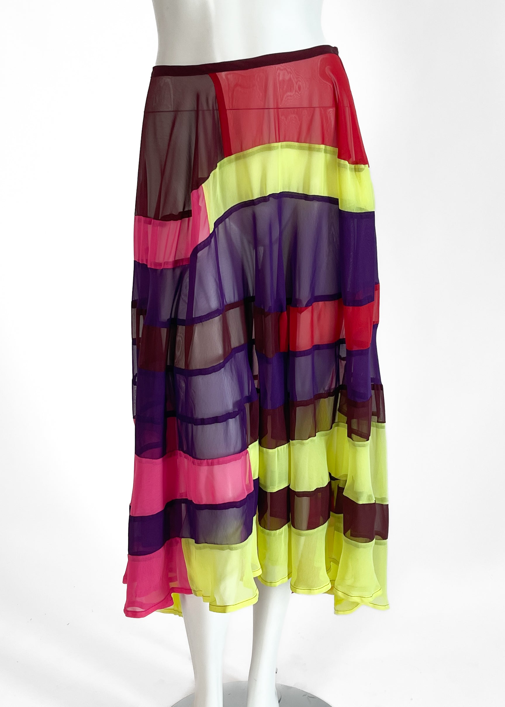 Comme des Garçons Spring 1996 Colorful Skirt