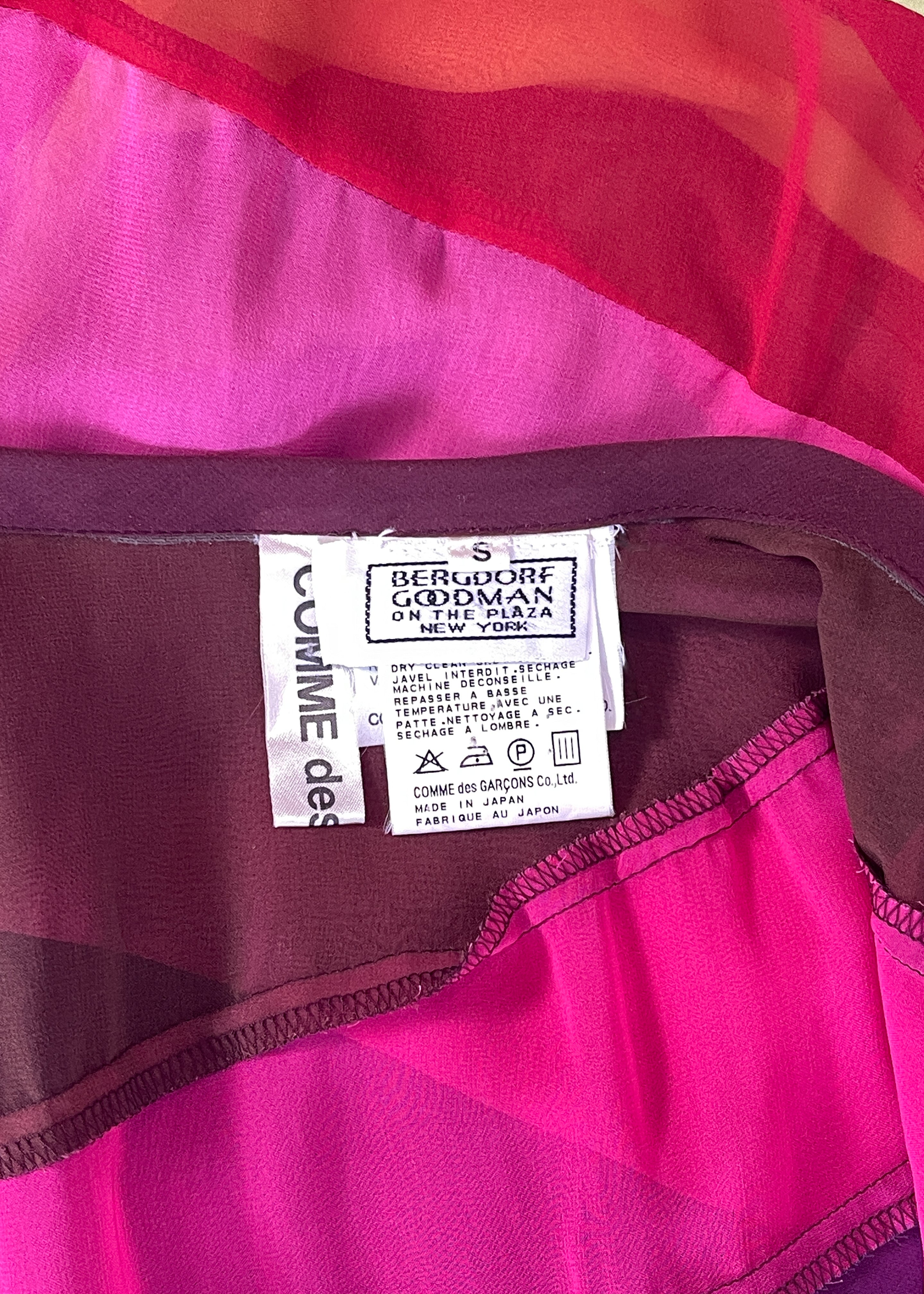 Comme des Garçons Spring 1996 Colorful Skirt