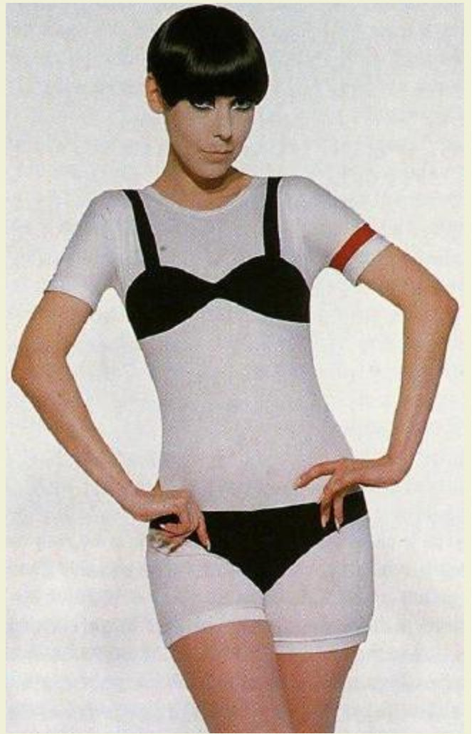 Comme des Garçons x Peggy Moffitt Wool Bathing Suit Top 2003
