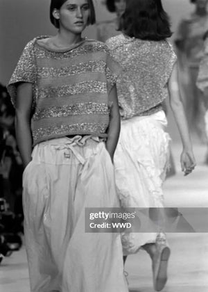 Comme des Garcons Metallic Knit Top Spring 1985