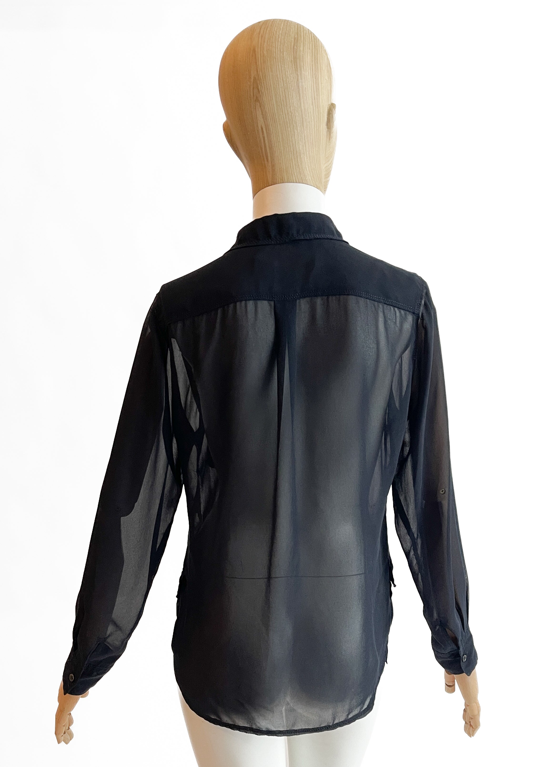 Comme des Garçons Sheer Black Shirt