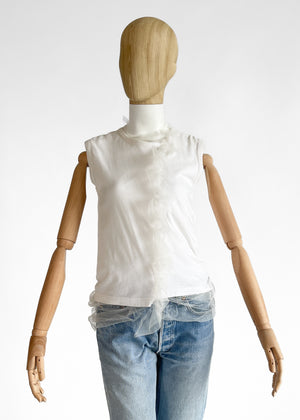 Comme des Garçons Tulle T-shirt Top