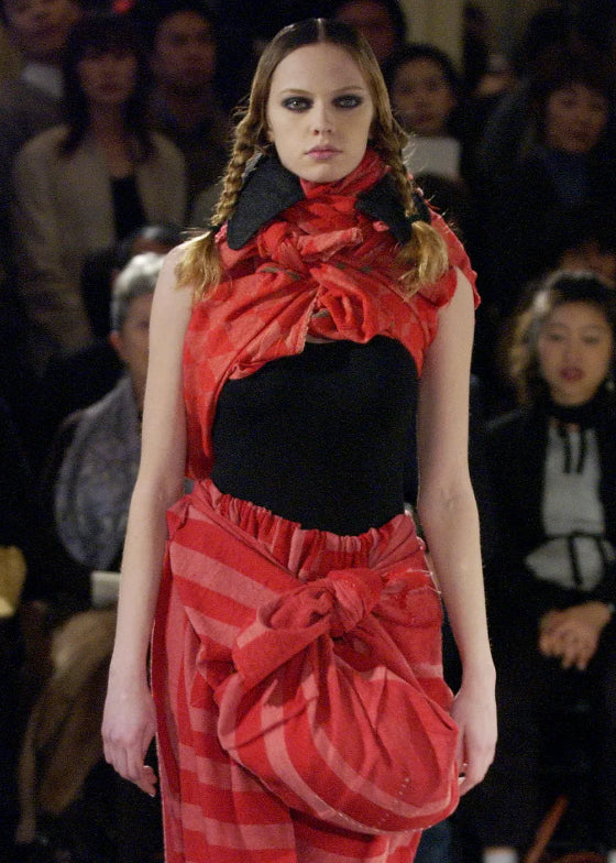 Vintage Comme des Garçons Wool Plaid Vest Fall 2003