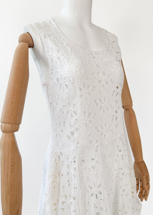 Comme des Garcons Eyelet Cotton Dress