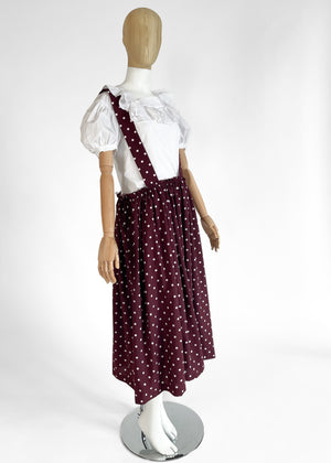 Comme des Garçons Suspender Skirt