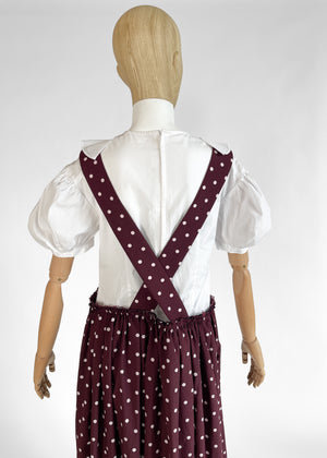 Comme des Garçons Suspender Skirt
