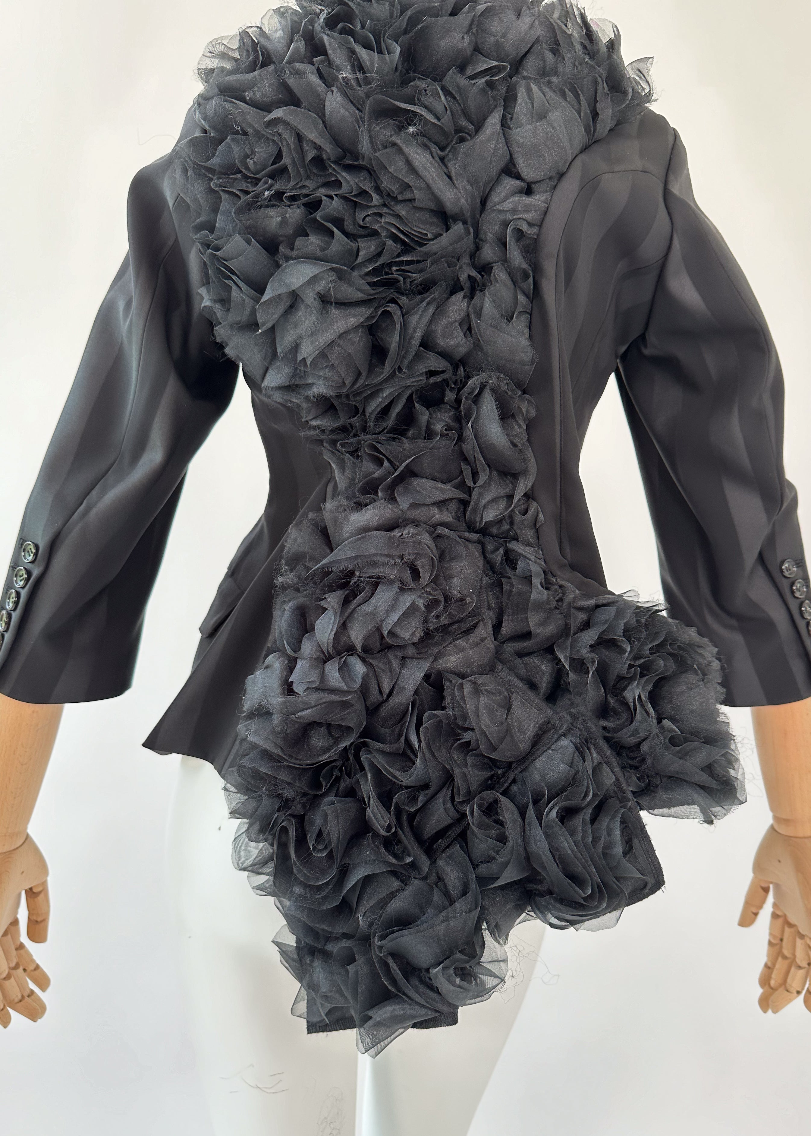 Comme des Garçons Jacket with Tulle Accent