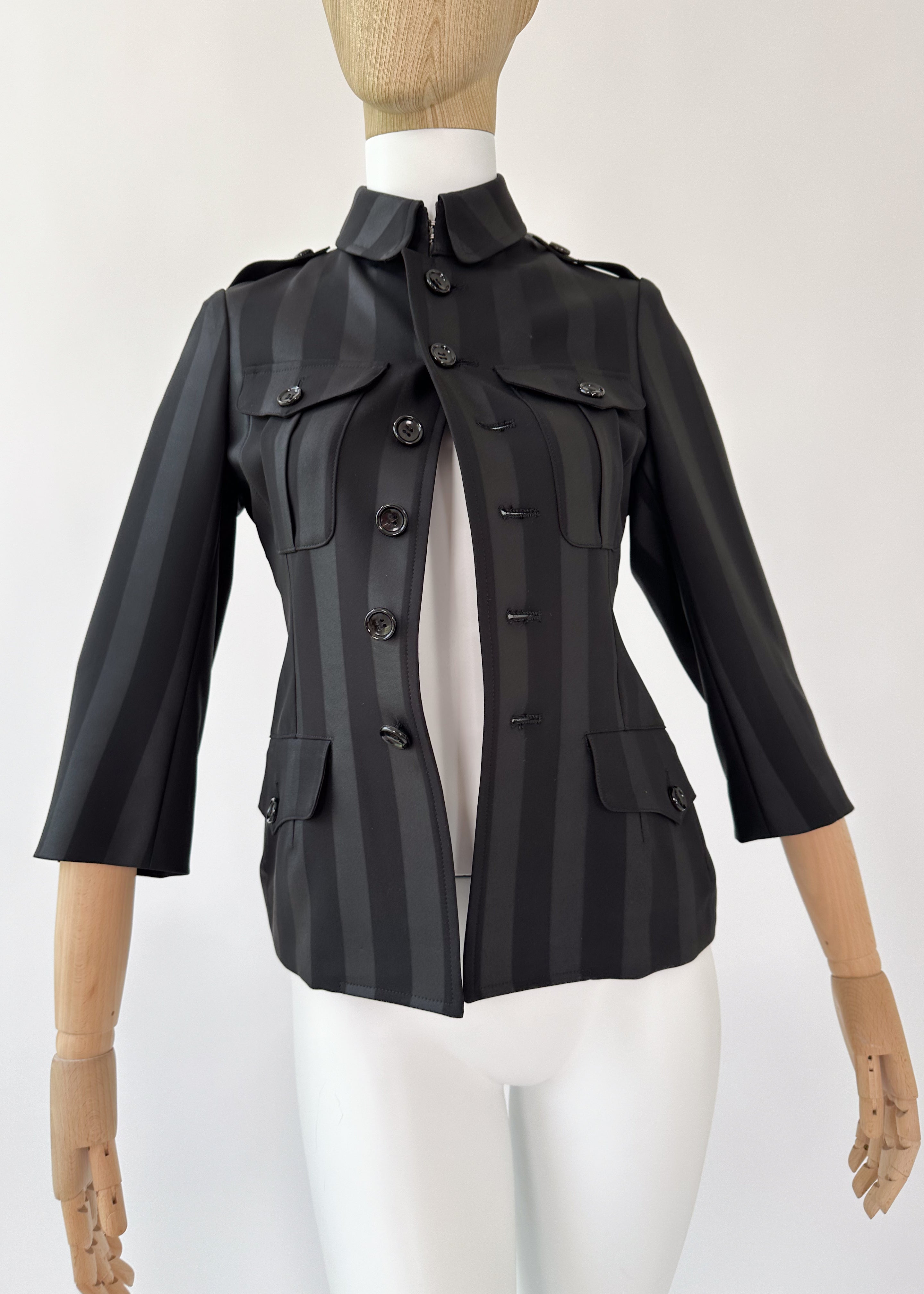 Comme des Garçons Jacket with Tulle Accent