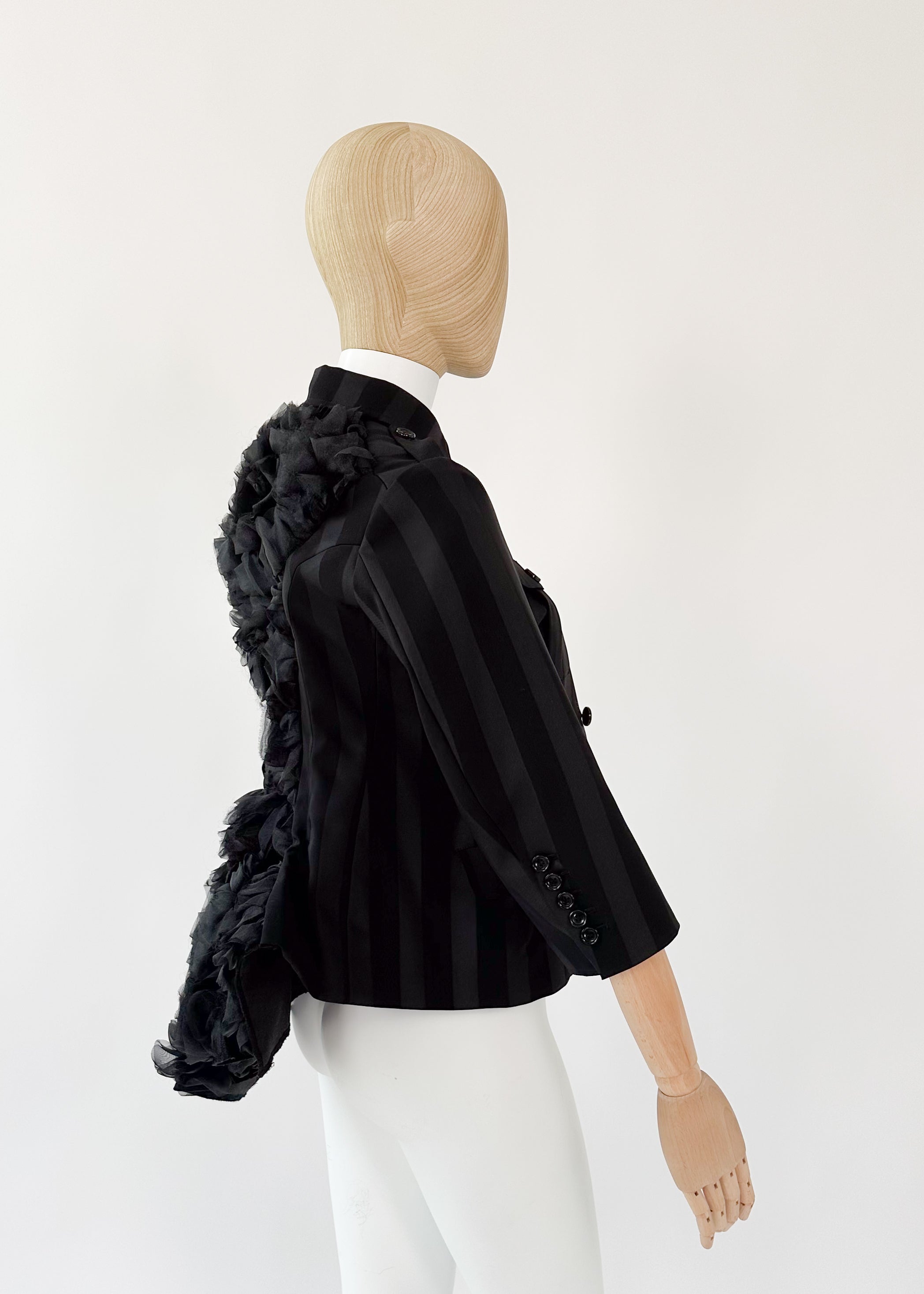Comme des Garçons Jacket with Tulle Accent