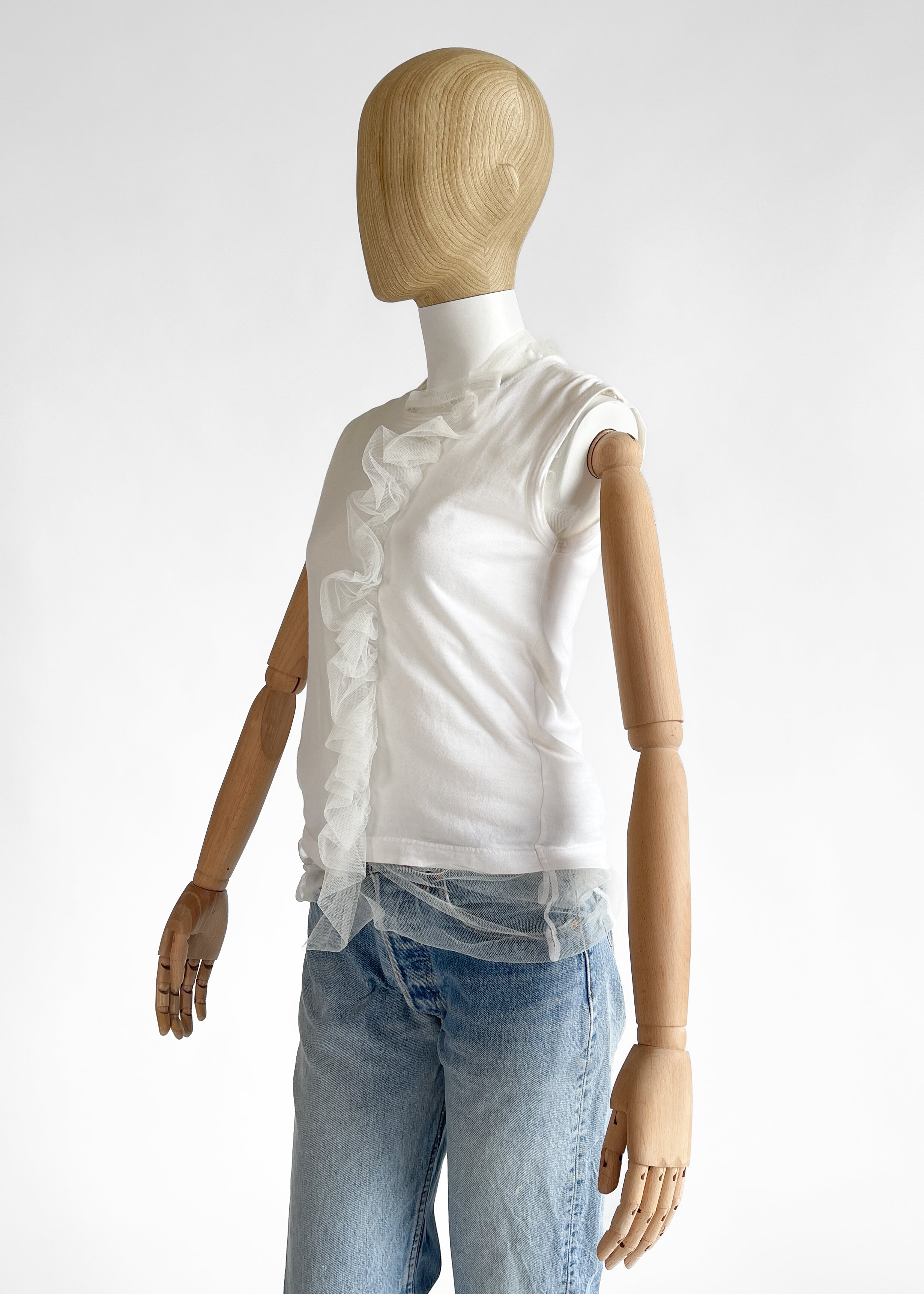 Comme des Garçons Tulle T-shirt Top