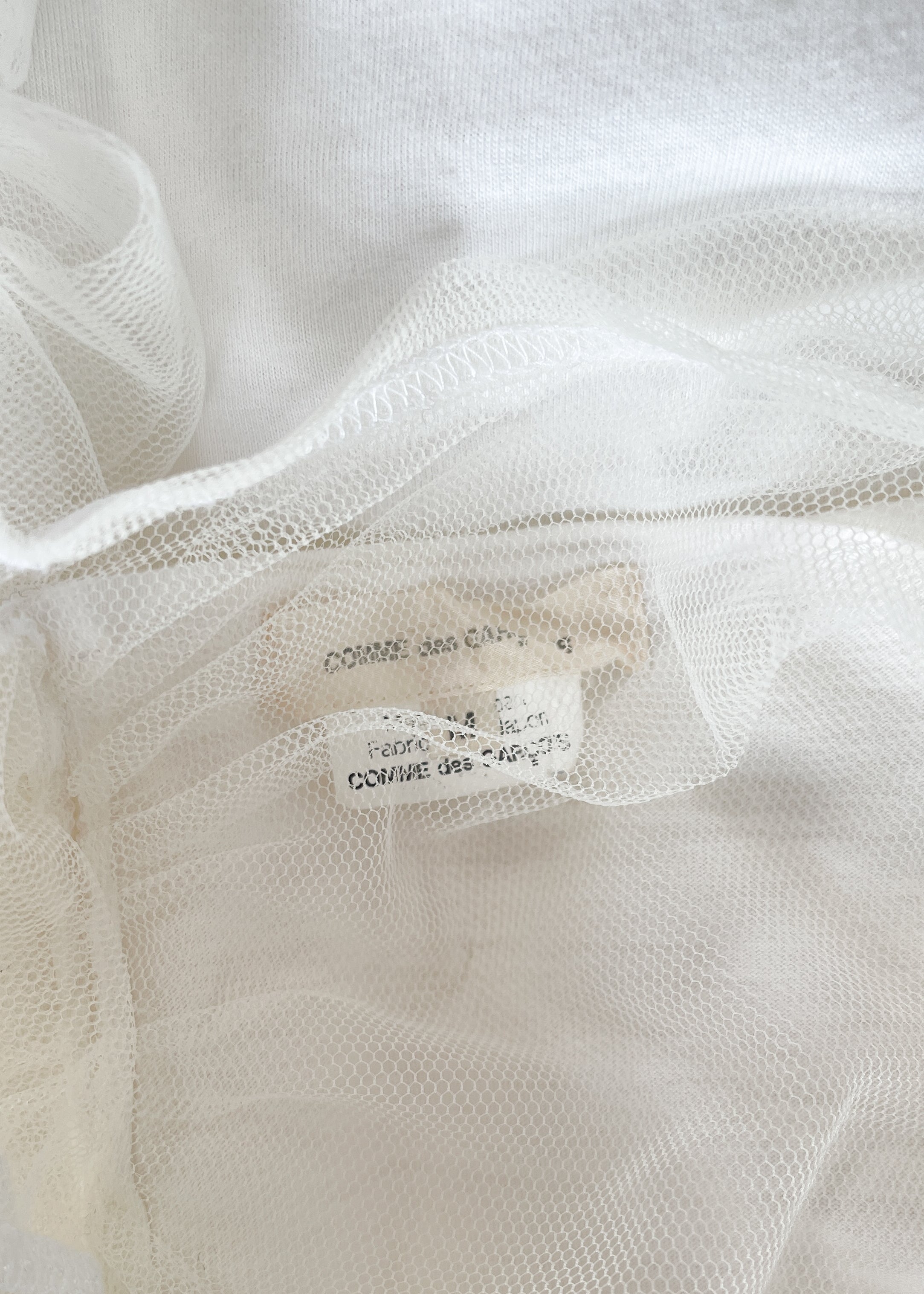 Comme des Garçons Tulle T-shirt Top