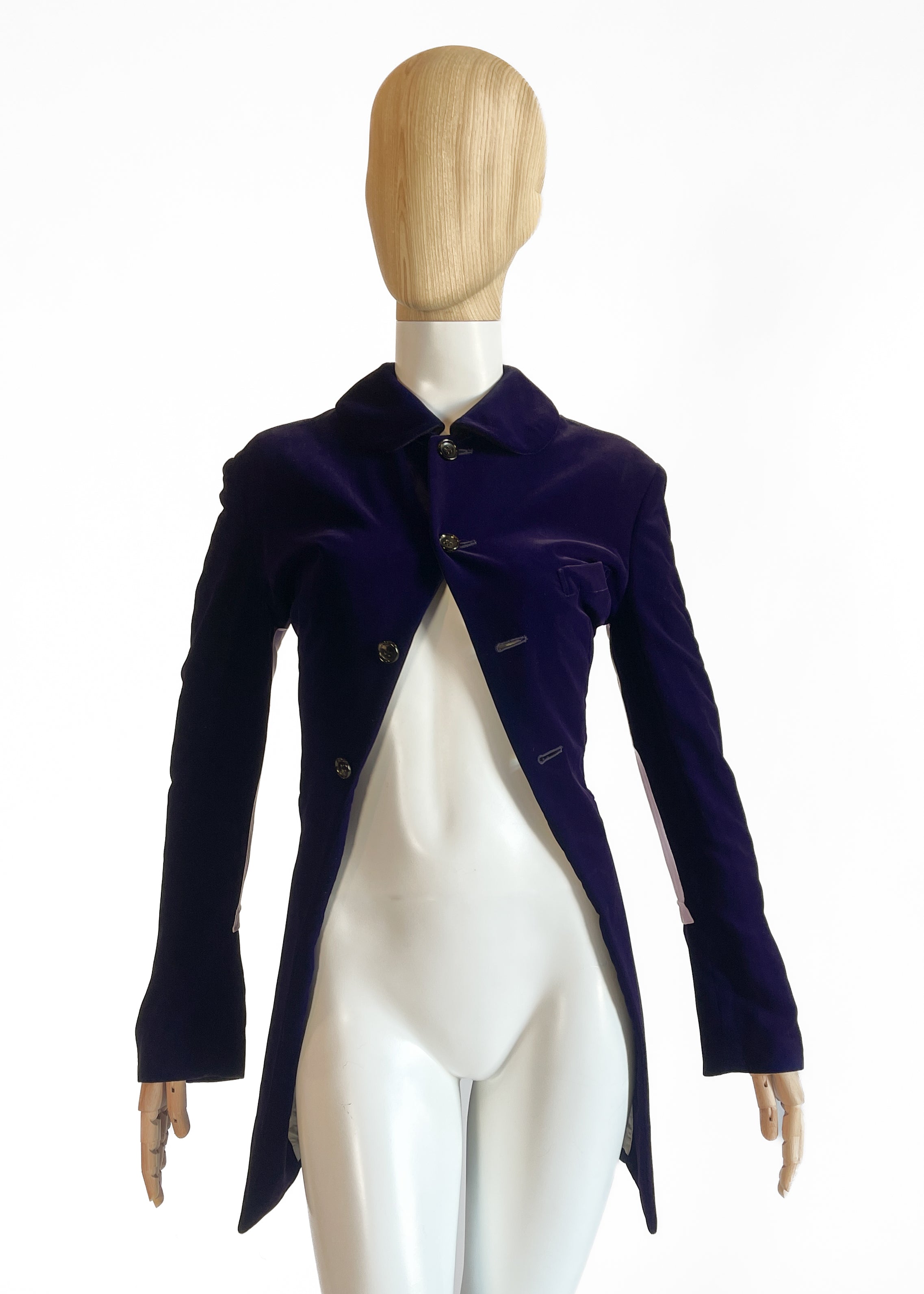 Comme des Garçons Purple Velvet Jacket F/W 2007