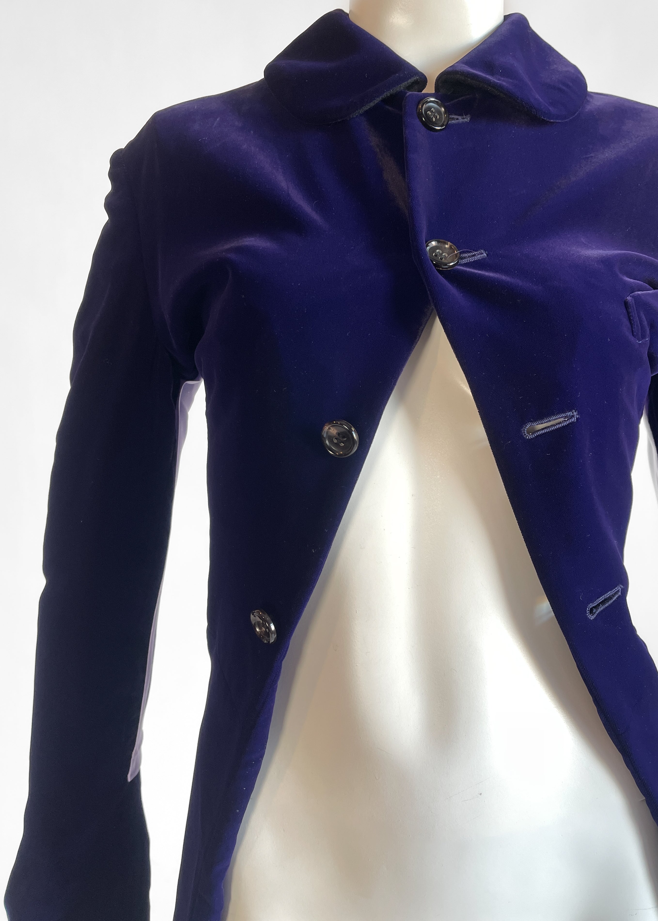 Comme des Garçons Purple Velvet Jacket F/W 2007