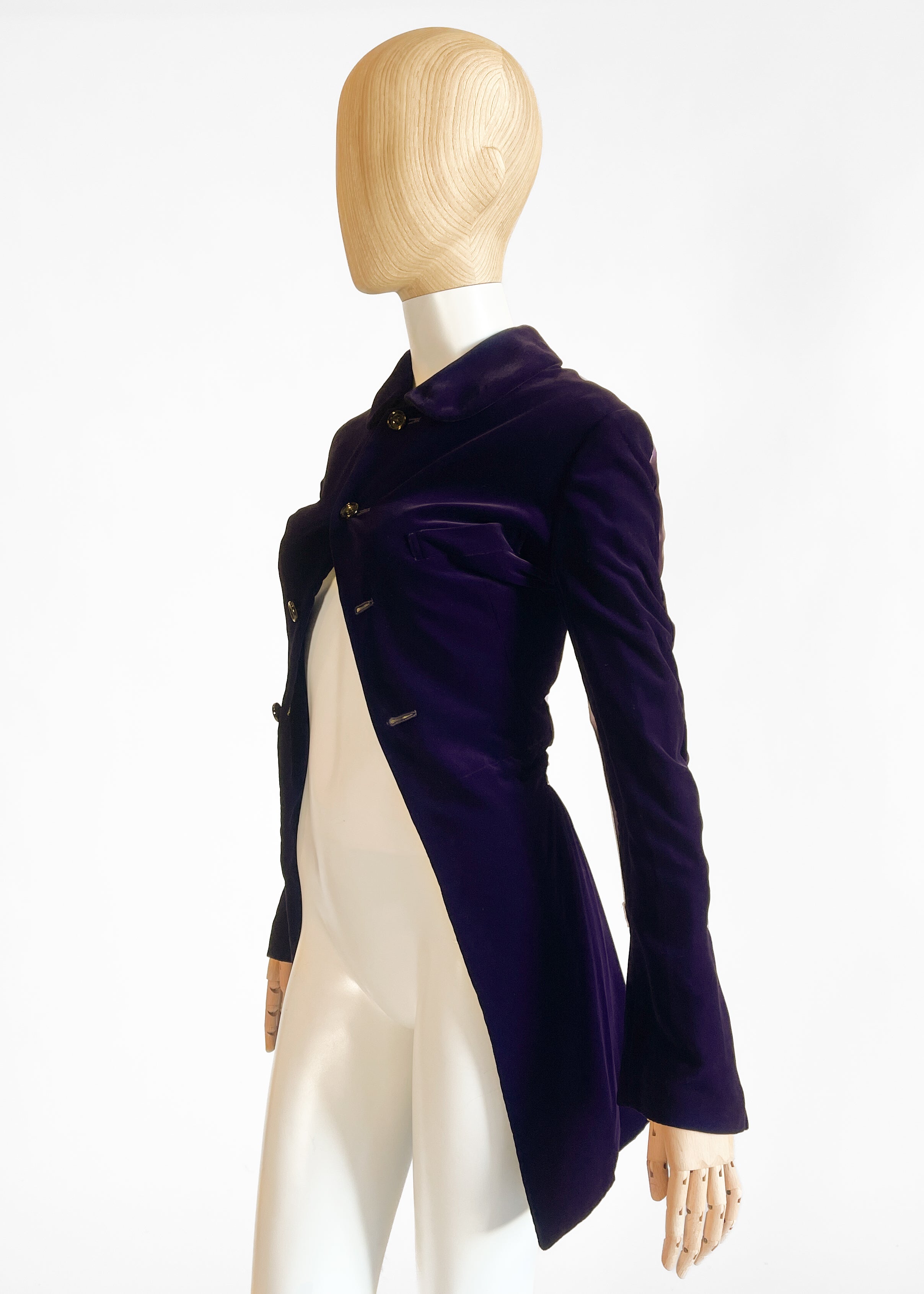 Comme des Garçons Purple Velvet Jacket F/W 2007