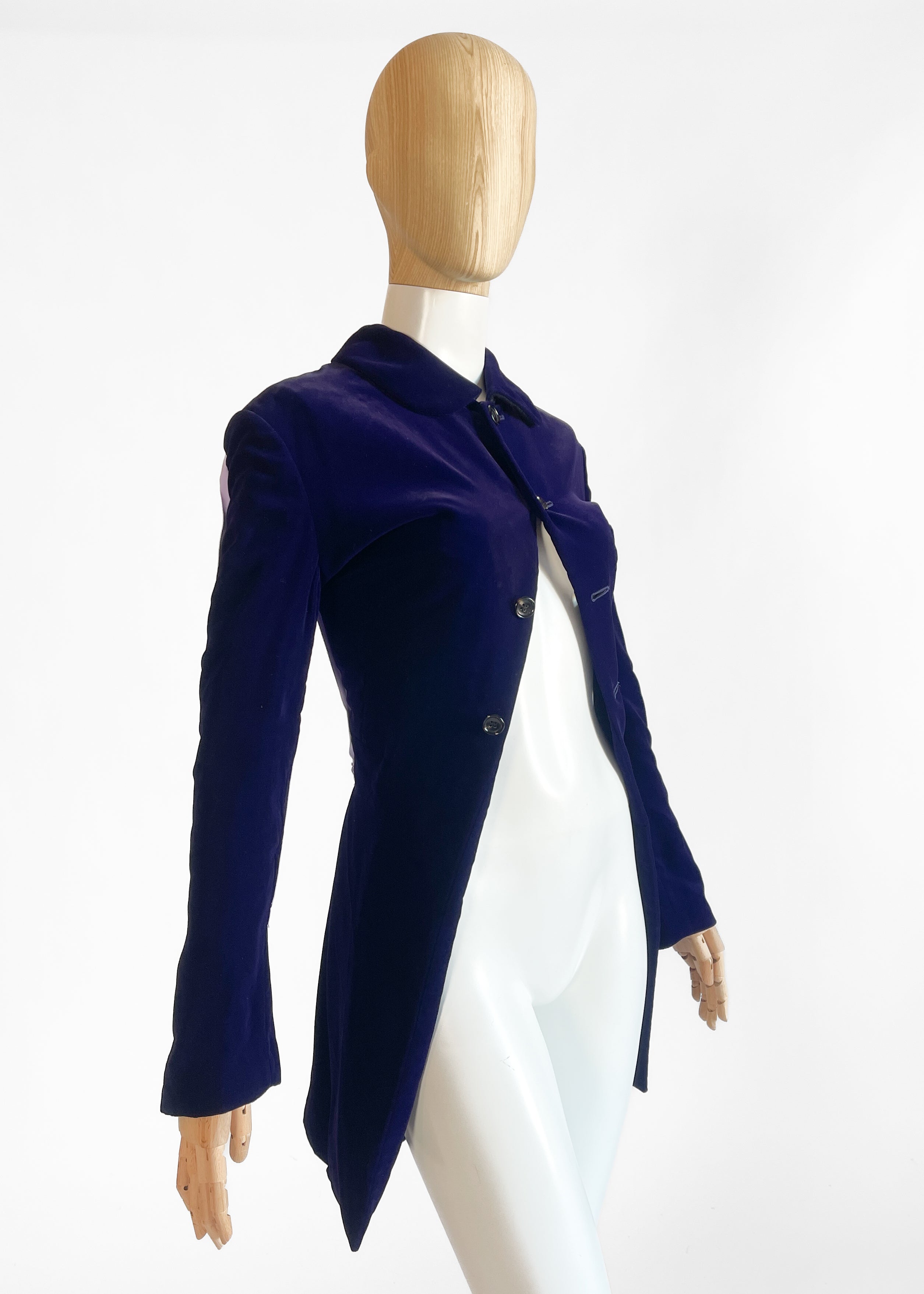 Comme des Garçons Purple Velvet Jacket F/W 2007