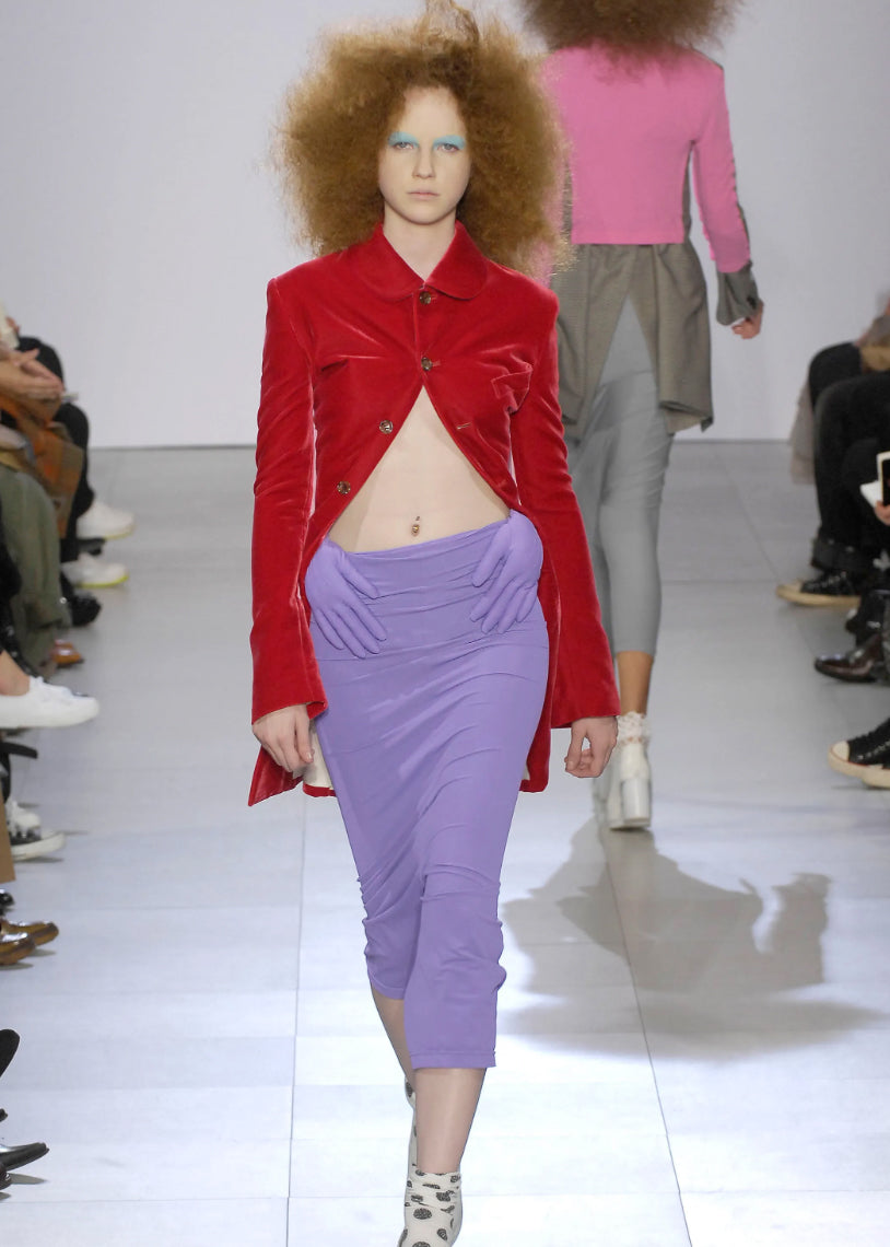 Comme des Garçons Purple Velvet Jacket F/W 2007