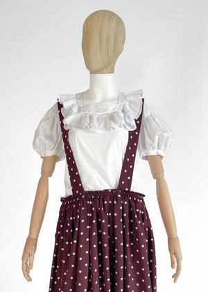Comme des Garçons Suspender Skirt
