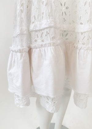 Comme des Garcons Eyelet Cotton Dress