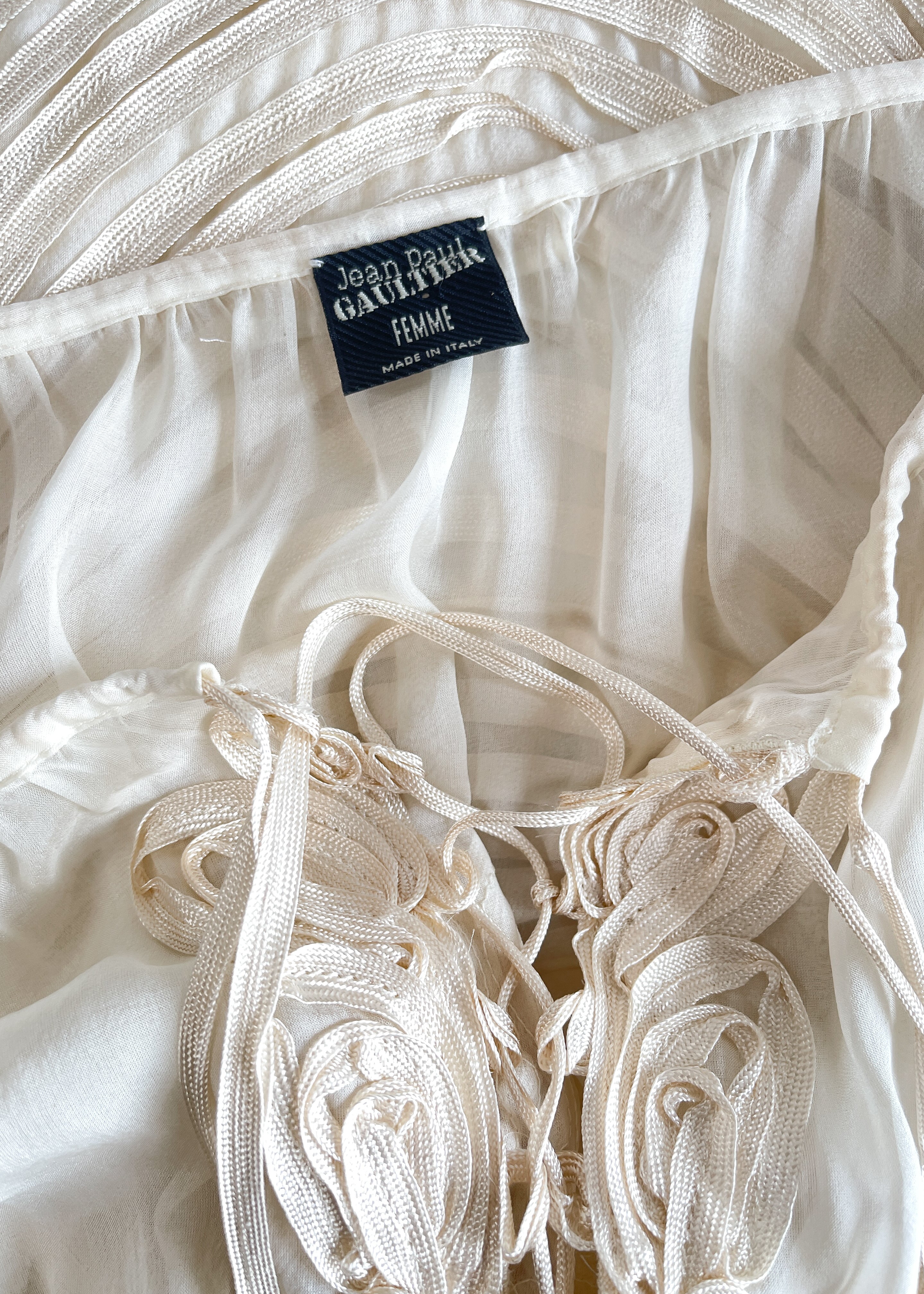 Jean Paul Gaultier Silk Soutache Blouse