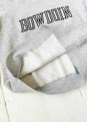 Vintage 1980s Grey Bowdoin Sweatshirt