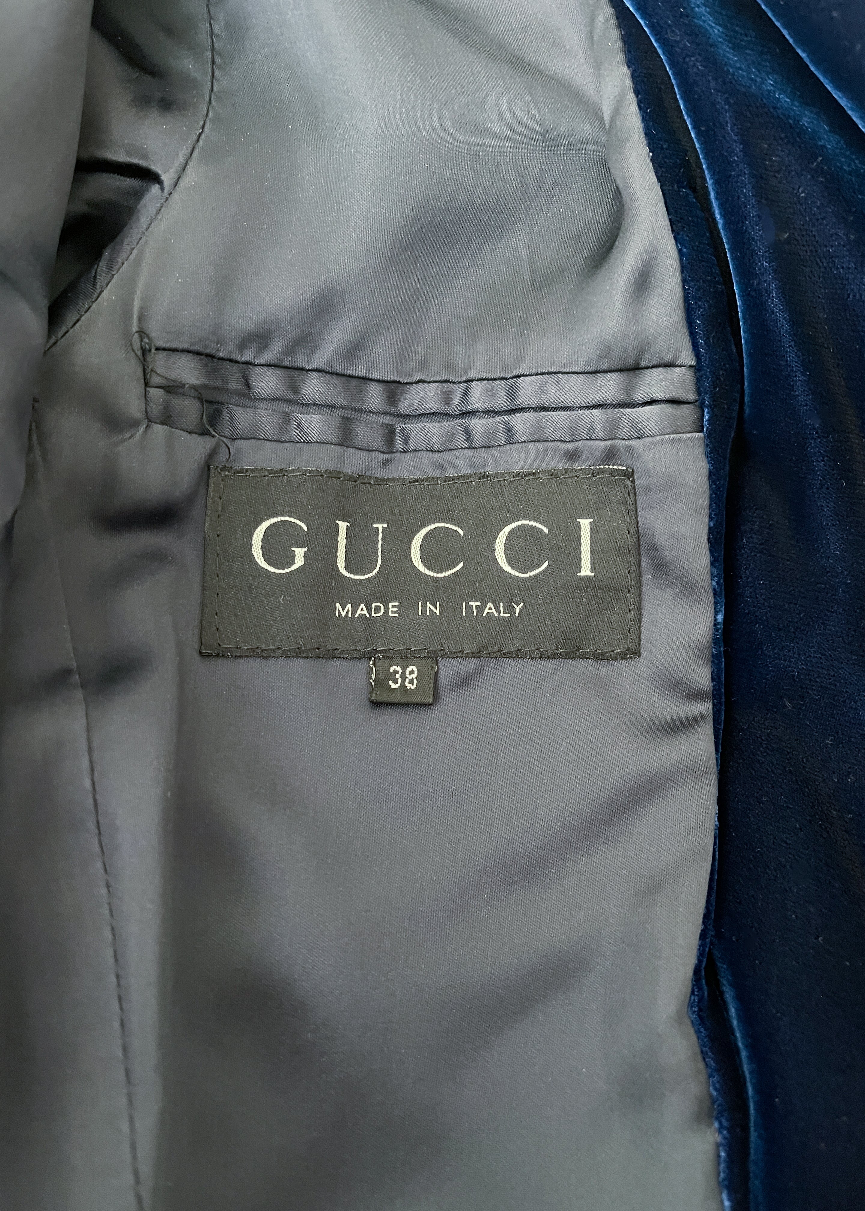 Vintage Gucci Tom Ford 1995 Velvet Suit
