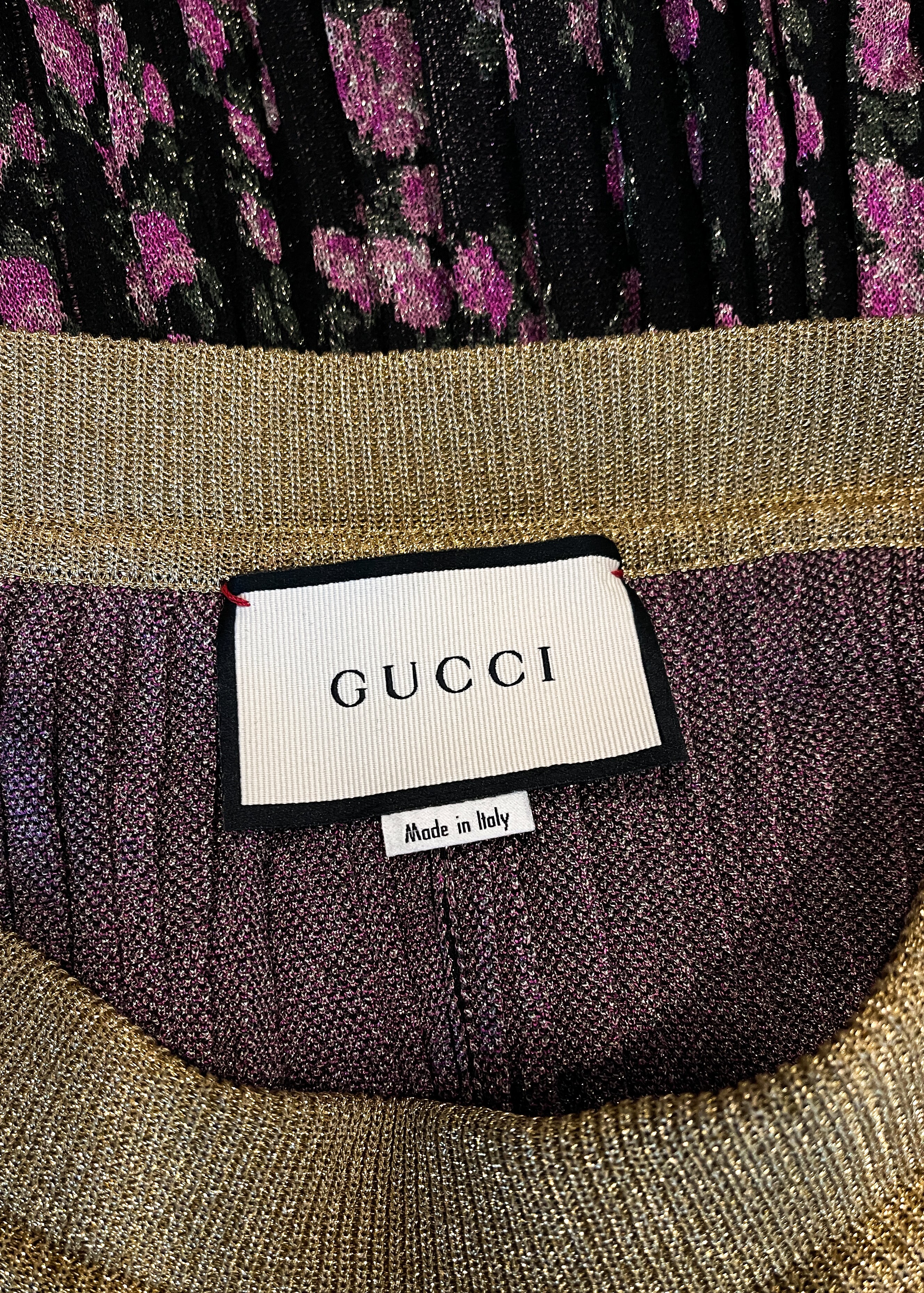 Gucci Pleated Skirt F/W 2017 Alessandro Michele