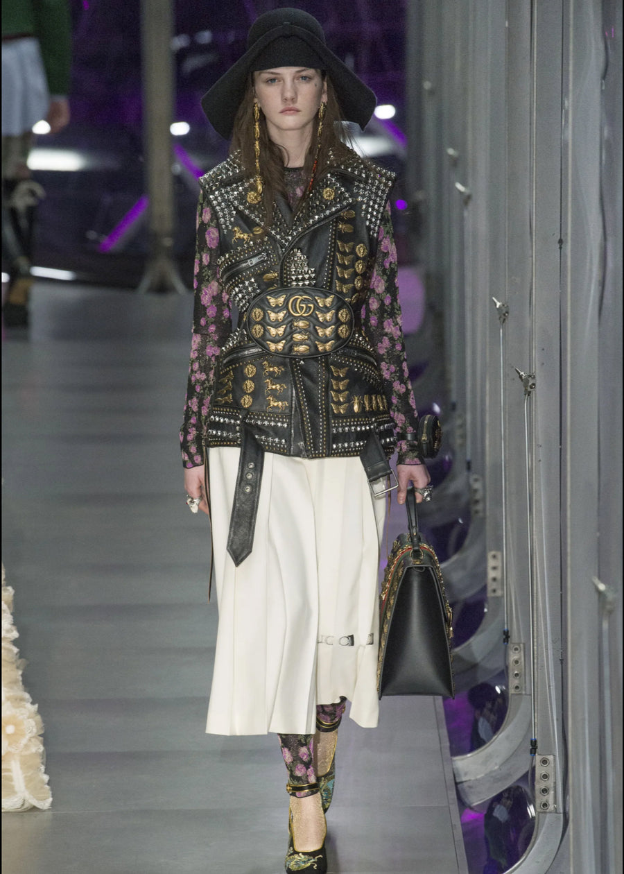 Gucci Pleated Skirt F/W 2017 Alessandro Michele