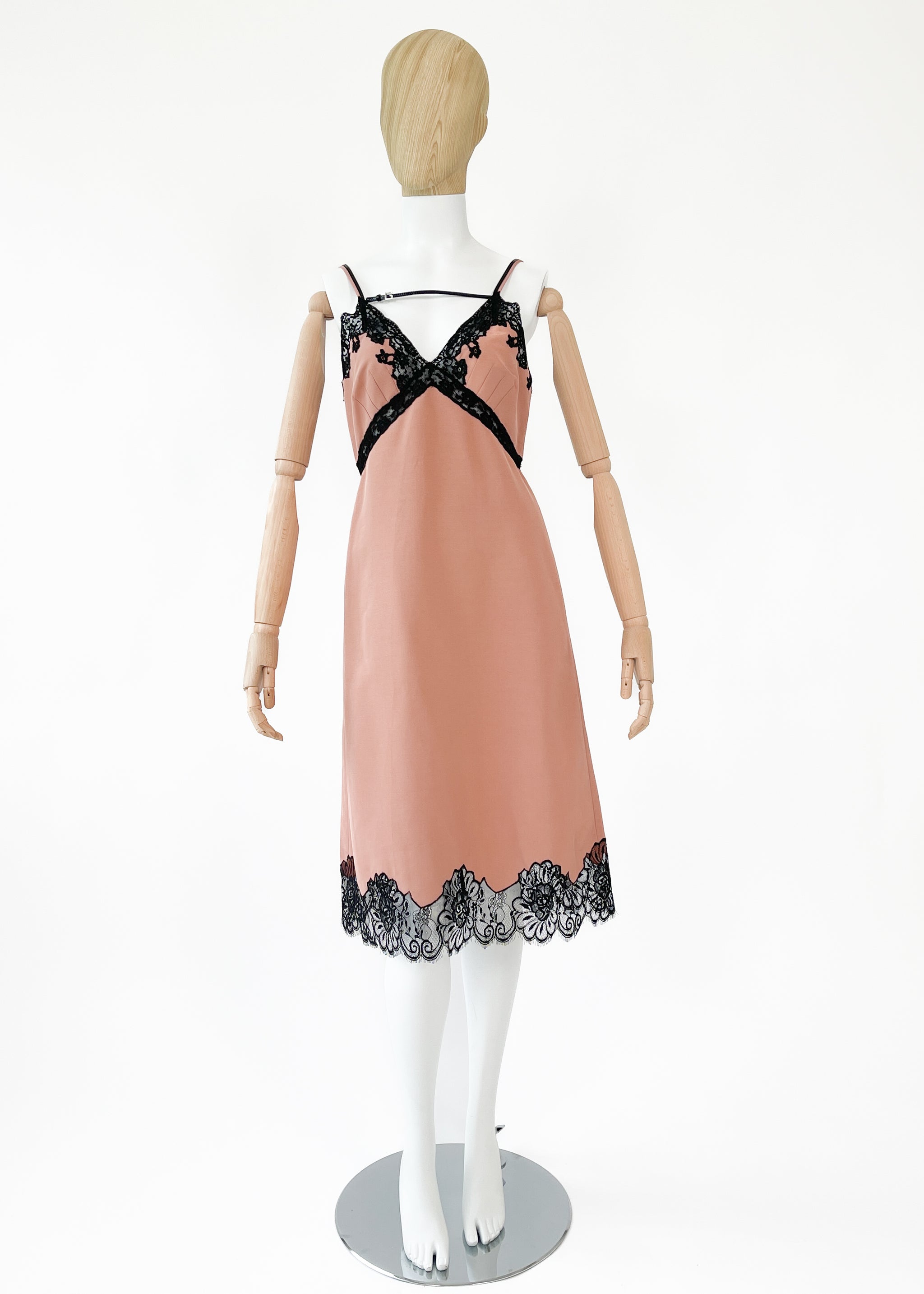 Gucci Pink Silk Slip Dress - Raleigh Vintage Gucci Pink Silk Slip Dress - Raleigh Vintage