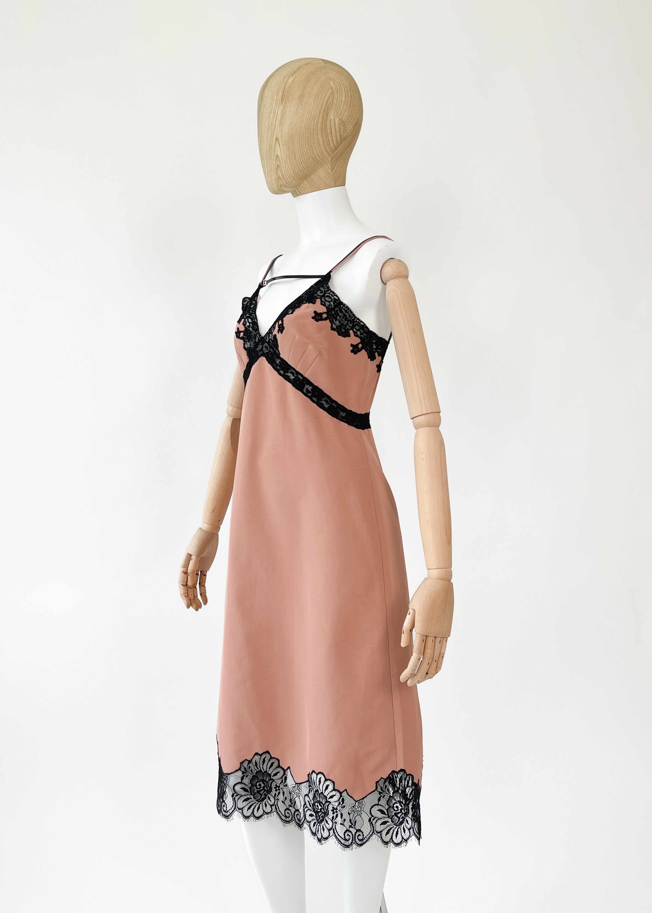 Gucci Pink Silk Slip Dress