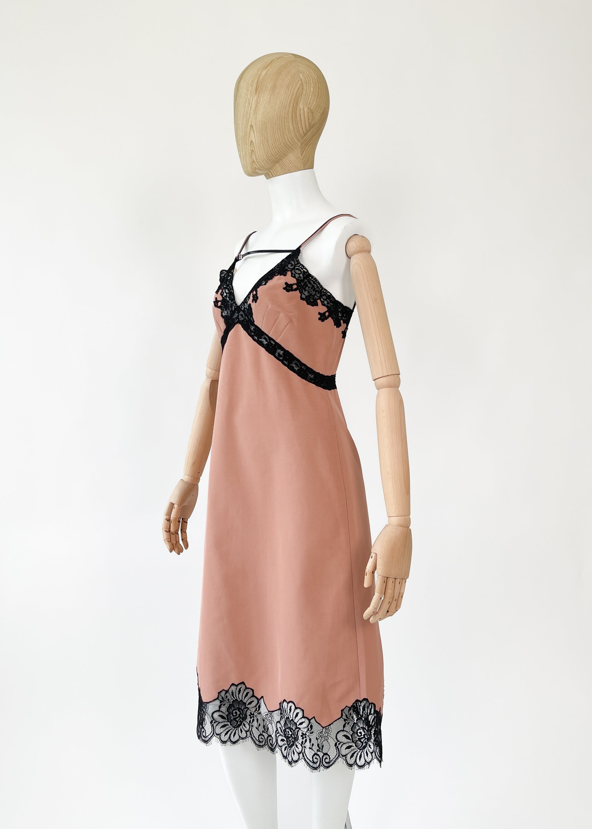 Gucci Pink Silk Slip Dress - Raleigh Vintage Gucci Pink Silk Slip Dress - Raleigh Vintage