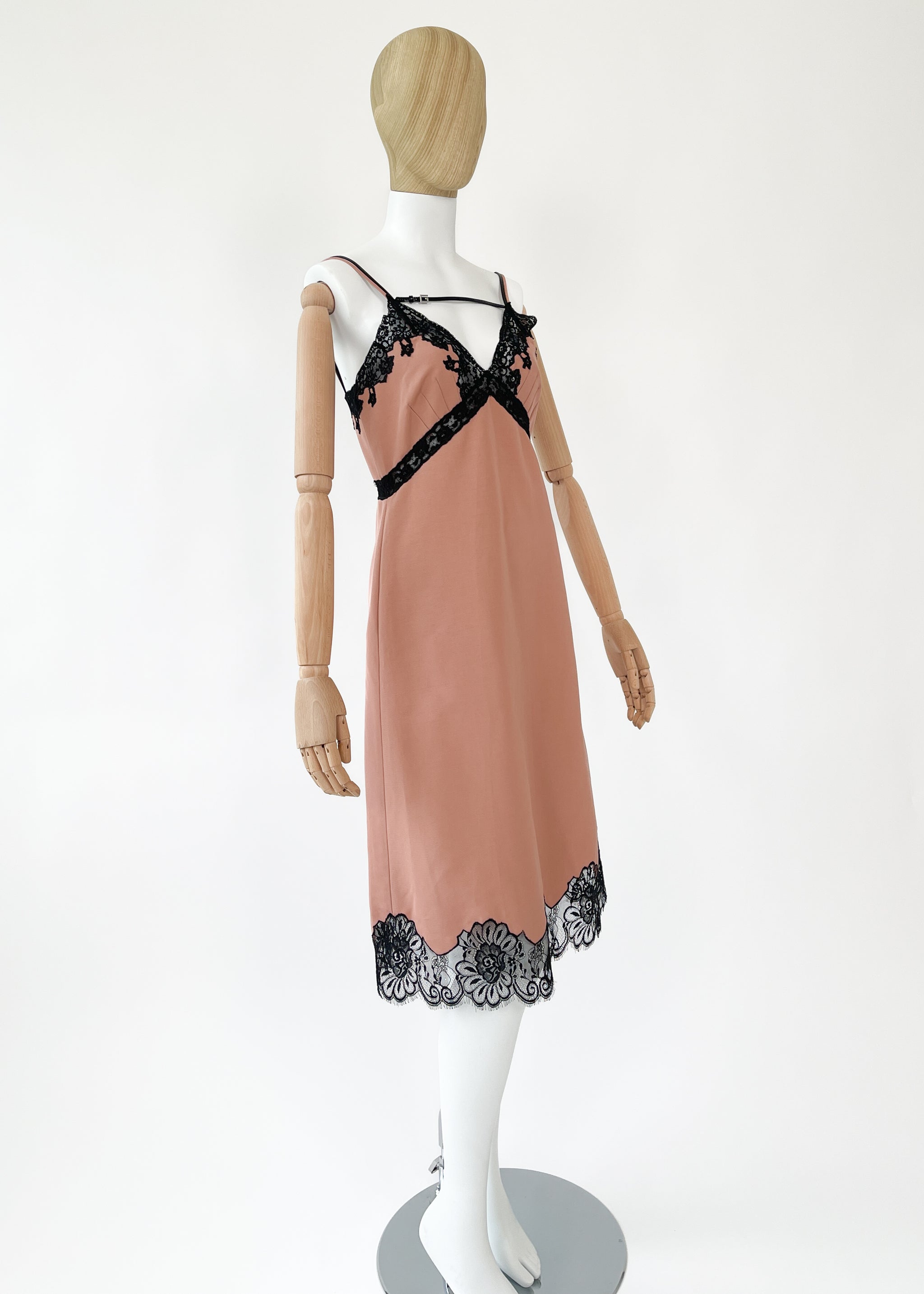 Gucci Pink Silk Slip Dress - Raleigh Vintage Gucci Pink Silk Slip Dress - Raleigh Vintage