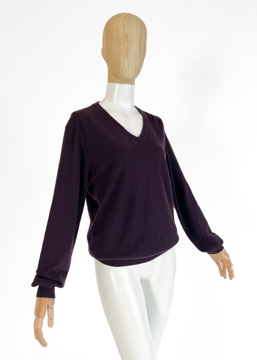 Hermès Cashmere Vneck Sweater