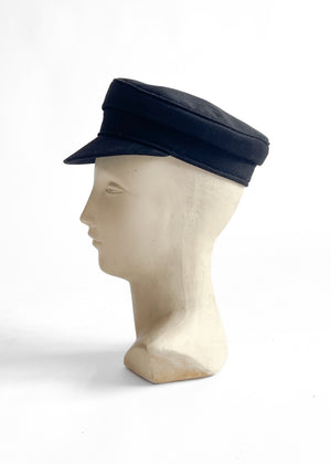 帽子 HERMES SAILOR HAT 60 Hermès Wool Fisherman Hat - Raleigh Vintage